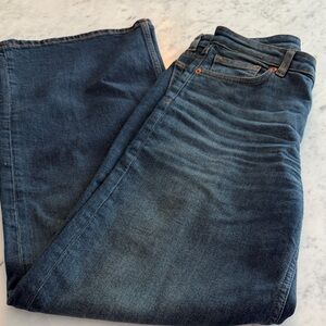 Reformation Dark Blue Straight Jeans